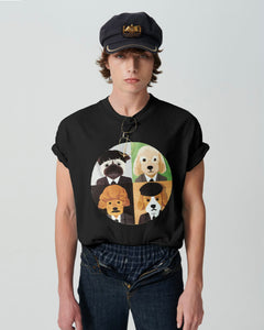 ILP Musician Band Dog T-Shirt Black