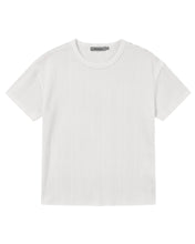 将图片加载到图库查看器，Adlielos Ribbed T-Shirt White
