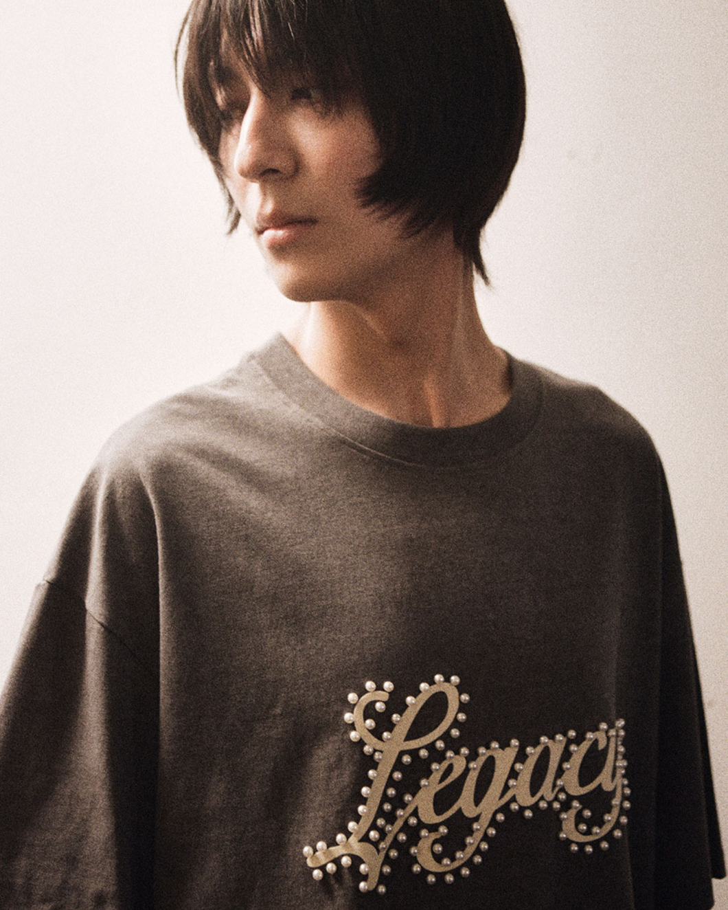 N. Archive Pearl Legacy Archive T-Shirt Washed Grey
