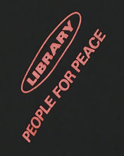 Load image into Gallery viewer, Tee Library People For Peace T-shirt Black
