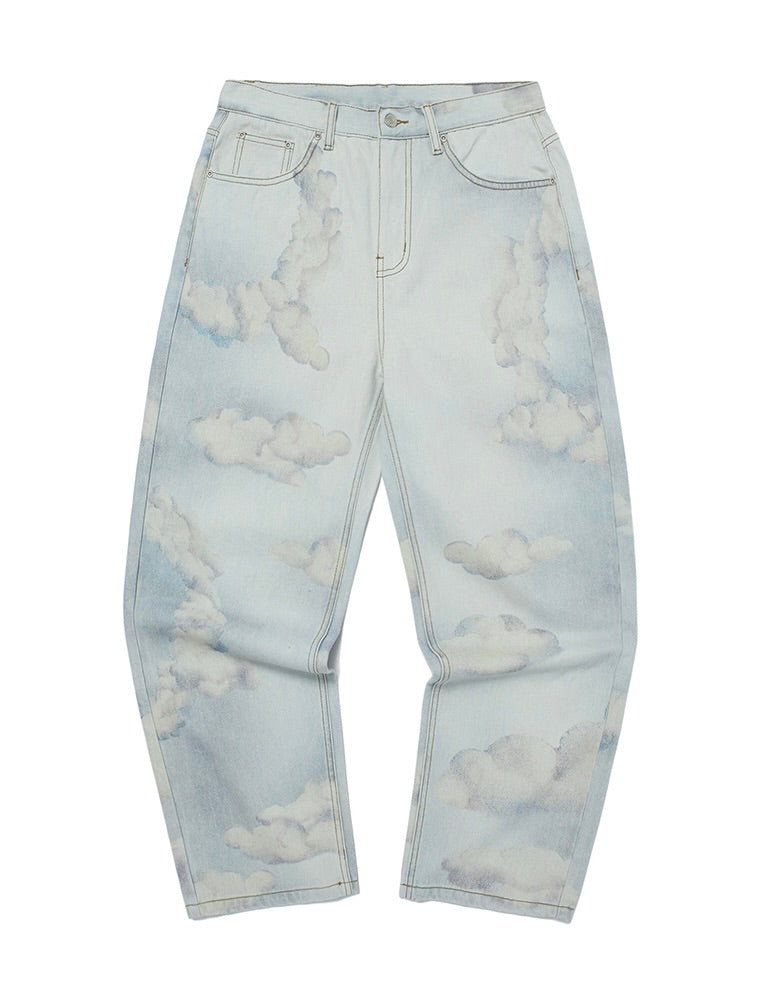 WKNDRS Angel Denim Pants Sky Blue