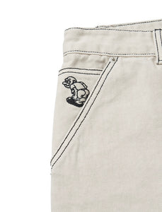 WKNDRS Draggy Work Pants Ivory