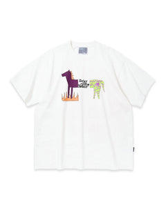 YOUTHBATH Horse Graphic T-shirt White