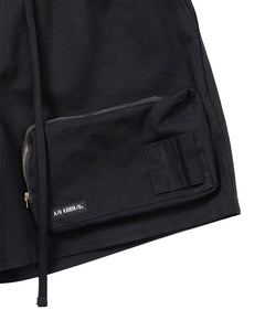 AJOBYAJO Cargo Shorts Black