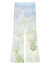 Load image into Gallery viewer, Kijun Print Flared Pants Flower Print
