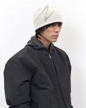 Load image into Gallery viewer, BLR Curved Logo Beanie Ivory

