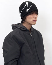 Load image into Gallery viewer, BLR Curved Logo Beanie Black
