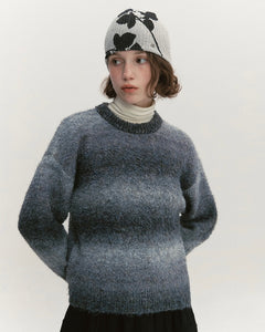 Fallett Flower Graphic Beanie Grey