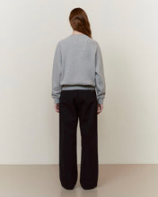 Load image into Gallery viewer, Fallett Two Tuck Cotton Pants Navy
