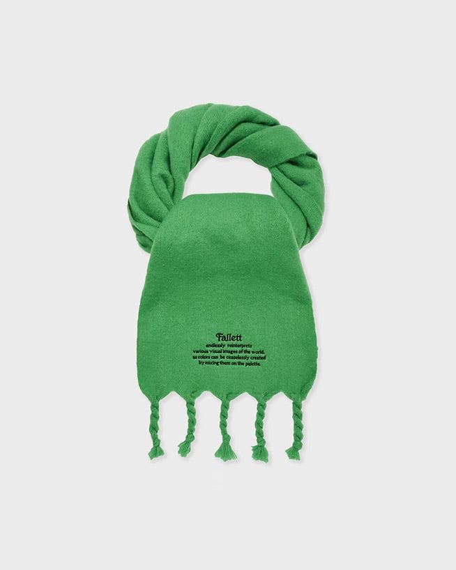 Fallett Story Logo Long Muffler Green
