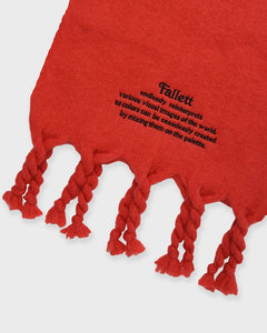 Fallett Story Logo Long Muffler Red