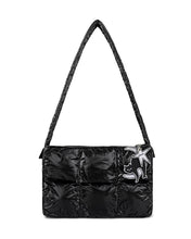 Load image into Gallery viewer, Fallett Nero Badge Padded Bag Glossy Black
