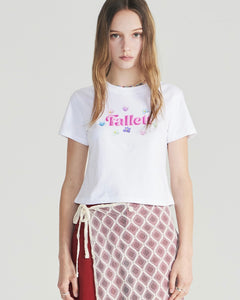 Fallett x Sumok Story Logo Collage T-shirt White