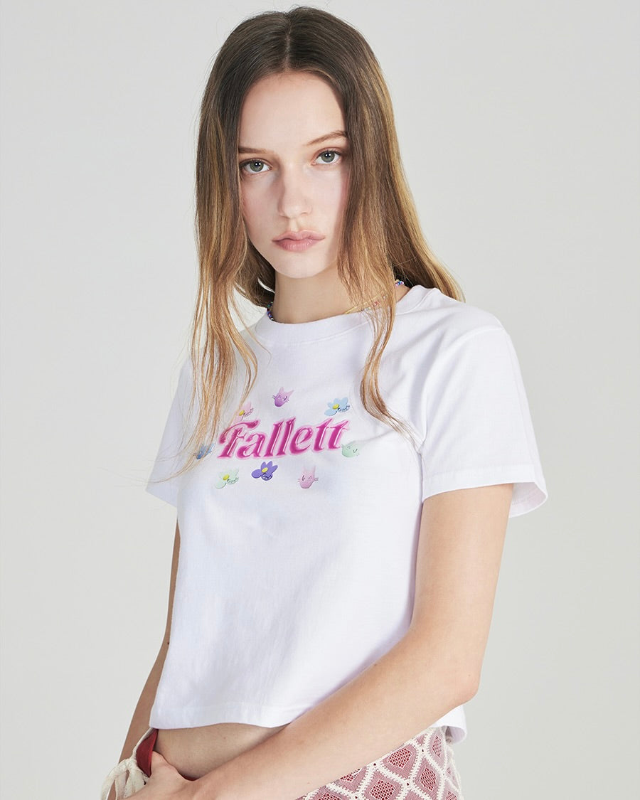 Fallett x Sumok Story Logo Collage T-shirt White