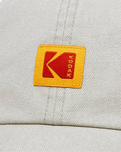 将图片加载到图库查看器，Kodak Relax Fit Square Logo Ball Cap Light Grey
