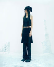 Load image into Gallery viewer, OJOS Pleated Jersey Skirt Pants Black
