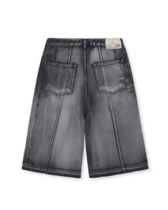 MMIC 1989 Bleach Bermuda Shorts Black