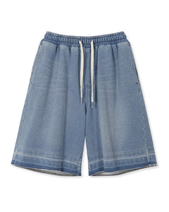 MMIC Garage Shorts Washed Blue