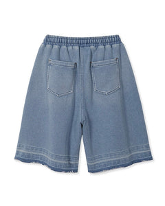 MMIC Garage Shorts Washed Blue