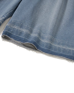 MMIC Garage Shorts Washed Blue