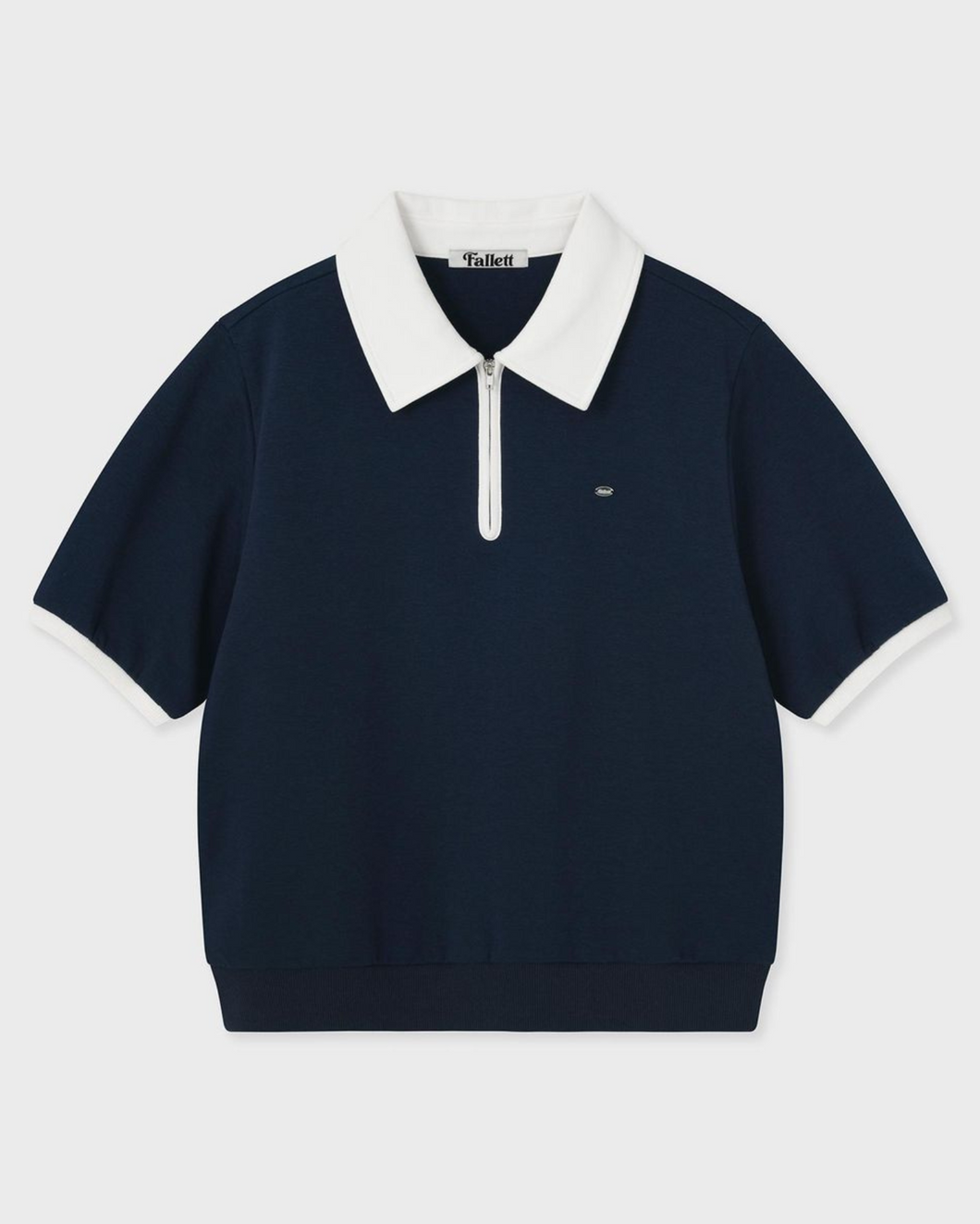 Fallett Collar Short Sleeve Navy