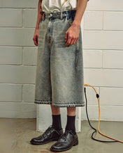 Load image into Gallery viewer, MMIC 1989 Bleach Bermuda Shorts Rusty Blue
