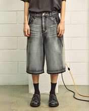 Load image into Gallery viewer, MMIC 1989 Bleach Bermuda Shorts Black
