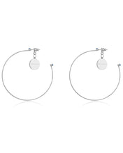 Load image into Gallery viewer, METALBELLY Loop Metal Circle Earrings Large
