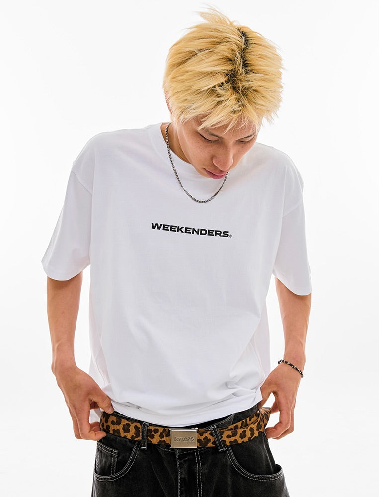 WKNDRS B-Logo T-Shirt White