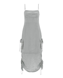 Bitter Cells Stella Nylon Dress Grey