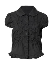 Load image into Gallery viewer, FLARE UP Cloud Puff Blouse Black
