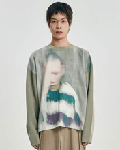 将图片加载到图库查看器，AJOBYAJO Jack a Dull Boy Watercolor Sweater Mint
