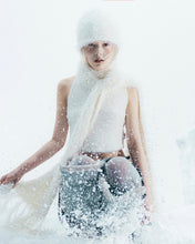 Load image into Gallery viewer, OJOS Hairy Beanie Ivory
