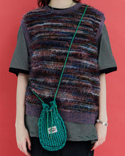 Load image into Gallery viewer, UNALLOYED Mesh Knit String Bag Green
