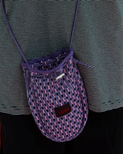 Load image into Gallery viewer, UNALLOYED Mesh Knit String Bag Purple
