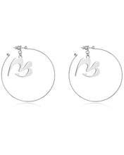 Load image into Gallery viewer, METALBELLY Loop Metalbelly Earrings Large
