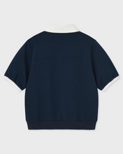 Load image into Gallery viewer, Fallett Collar Short Sleeve Navy

