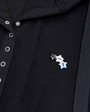 将图片加载到图库查看器，PLASMA SPHERE Snap Star Button Cardigan
