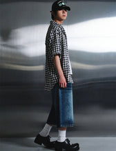 Load image into Gallery viewer, DWSE Washed Denim Bermuda Shorts Blue
