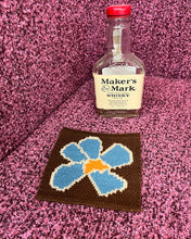 Load image into Gallery viewer, UNALLOYED Flower Knit Coaster Brown

