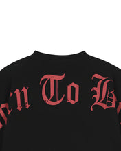 Load image into Gallery viewer, Adlielos Vandal Sweat T-shirt Melange Black
