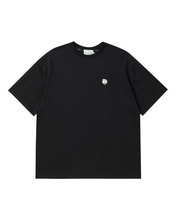 Load image into Gallery viewer, ILP Bonjour Dog Wappen T-Shirt Black
