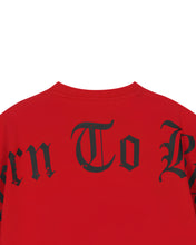 将图片加载到图库查看器，Adlielos Vandal Sweat T-shirt Red

