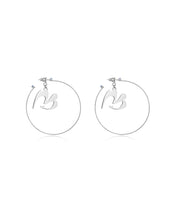 Load image into Gallery viewer, METALBELLY Loop Metalbelly Earrings Medium
