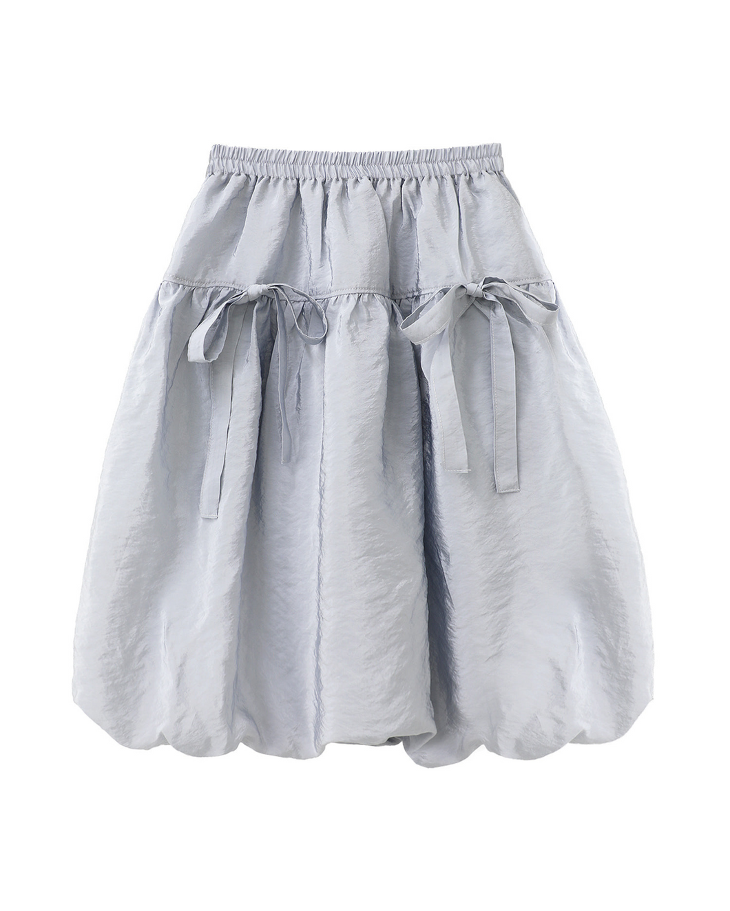 PLASMA SPHERE Cloud Ribbon Balloon Skirt Light Grey