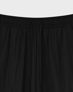 Fallett Parachute Cargo Banding Pants Black