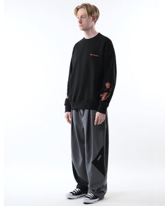 Tee Library Wide Pants Black