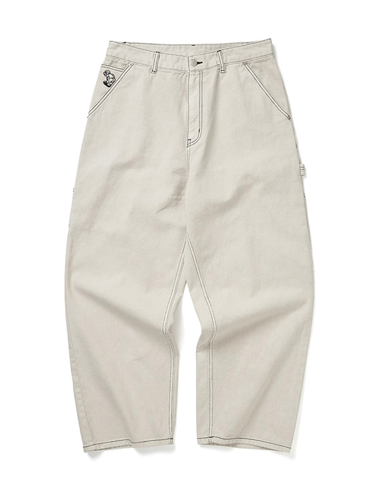 WKNDRS Draggy Work Pants Ivory