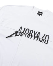 Load image into Gallery viewer, AJOBYAJO Tri Logo Mixed T-Shirt White
