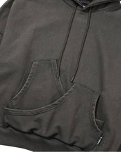 Load image into Gallery viewer, AJOBYAJO Curve Pocket Washed Hoodie Charcoal
